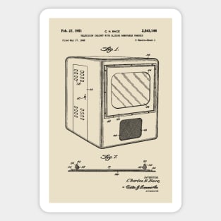 Television Patent 1949 Sticker